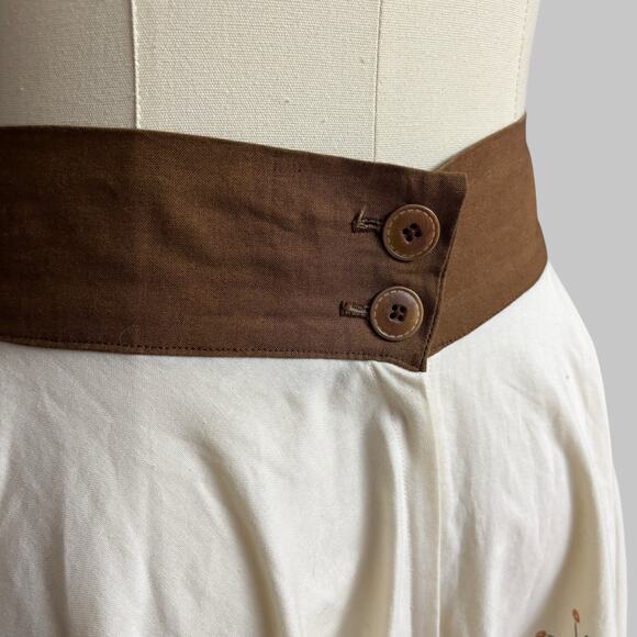 Handmade Full Circle Skirt Geometric African Antelope Women's Size M/L* - READ - Picture 10 of 16